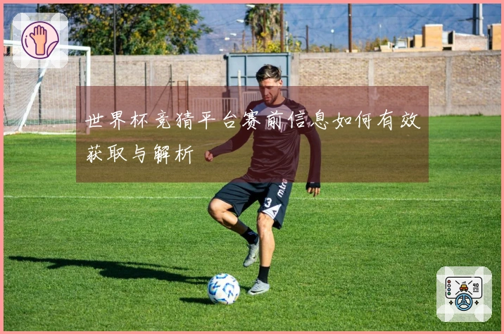 世界杯竞猜平台赛前信息如何有效获取与解析